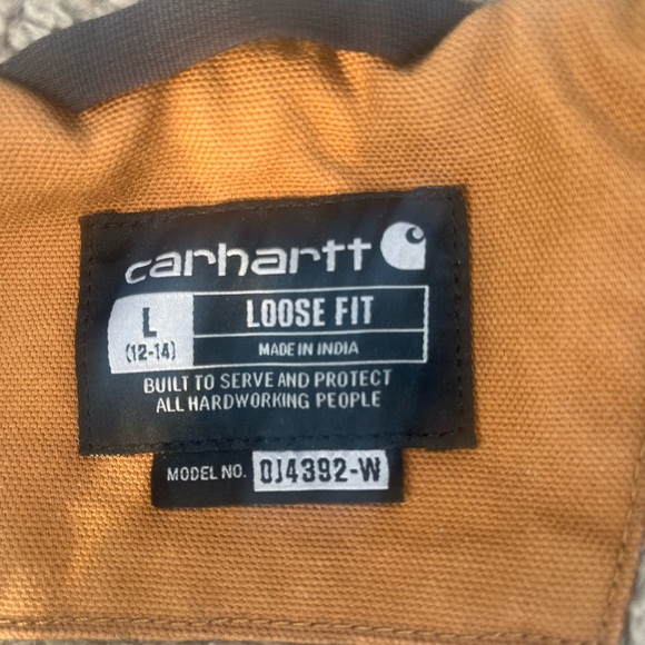 Carhartt Tan Hooded Utility Jacket - Picture 3 of 6